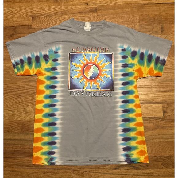 Grateful Dead Shirt Lg Vintage 90s Sunshine Daydream Band Documentary Tour Tee - Picture 1 of 10
